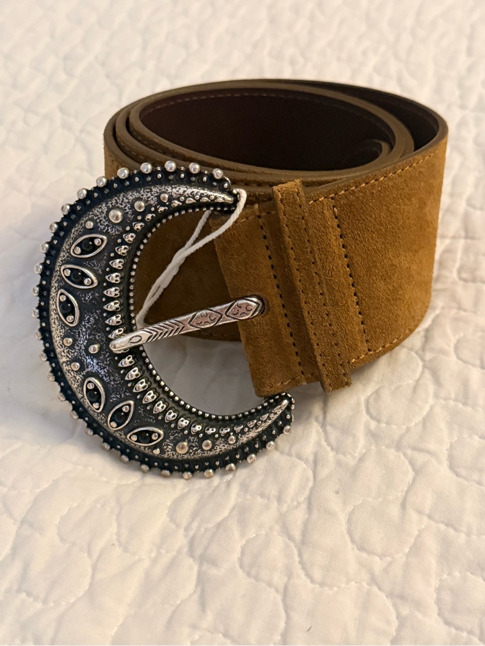 🌱NWT - Sézane Louve Belt in Taupe - size 90 - Picture 3 of 9